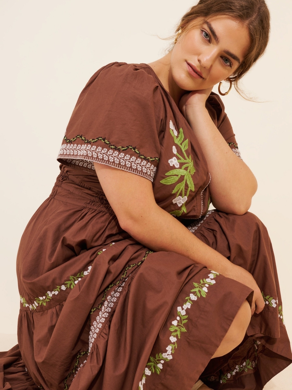 The Somerset Embroidered Maxi Dress